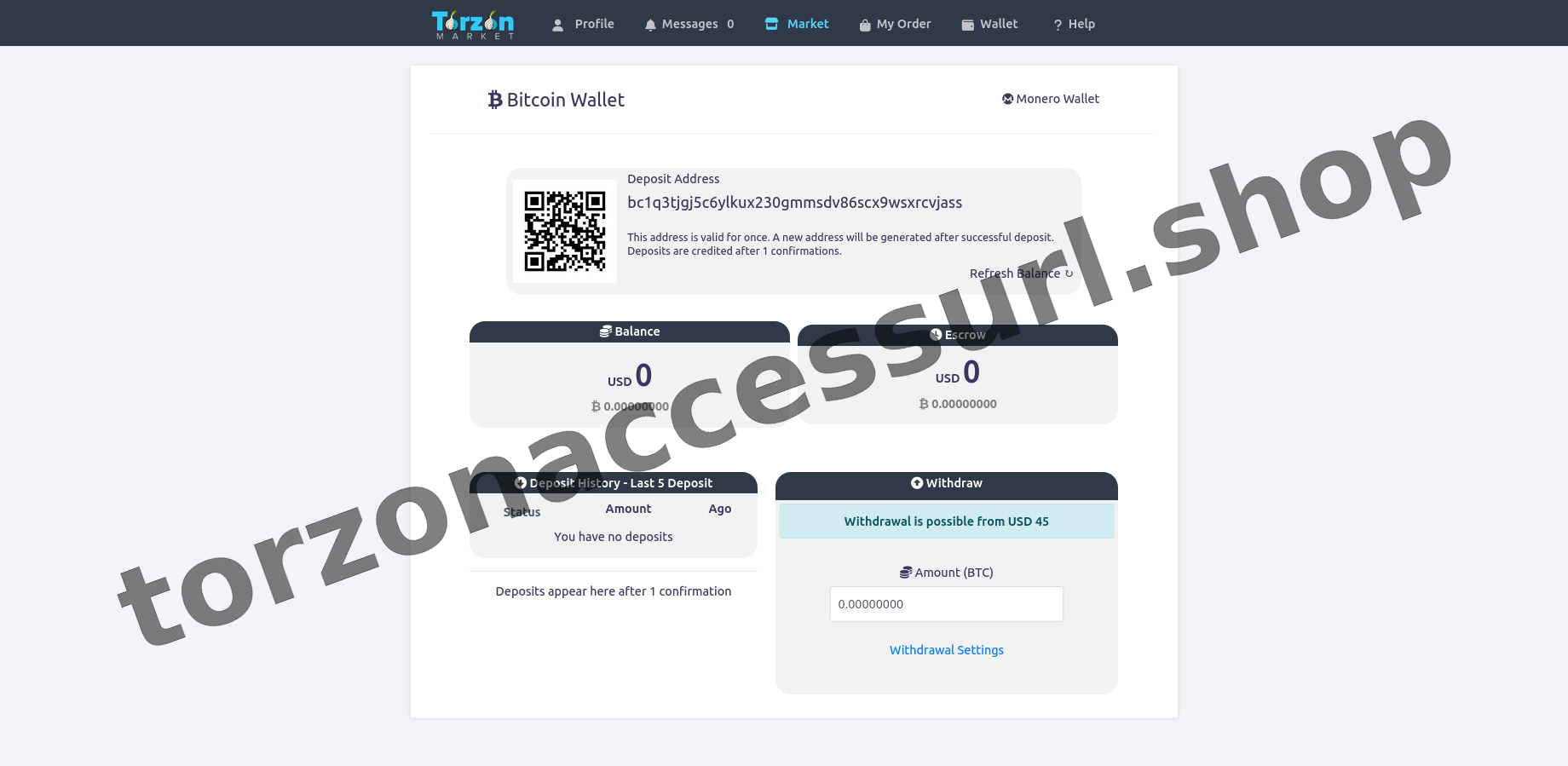 Main Market Dashboard